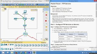 10233 Packet Tracer  FTP [upl. by Navaj]