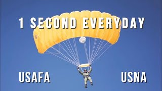 A YEAR AT TWO ACADEMIES  USNA and USAFA  One Second Everyday [upl. by Lisk]