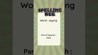 Spelling Bee Words for Kids  Fun and Easy Spelling Practice spellingbee wordoftheday phonicsfun [upl. by Adnwahs304]