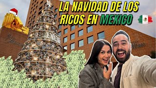 Así Decoran La NAVIDAD los MILLONARIOS EN MÉXICO EXTRANJEROS REACCIONANDO 😱😯🎄 [upl. by Tnahs451]