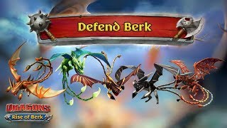 Defend Berk With Triple Stryke Dragons Defeat Fleet 200  205  Dragons Rise of Berk [upl. by Shaia]