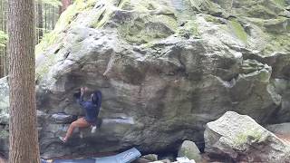 Squamish Bouldering Sloppy Poppy V4 [upl. by Nosrak449]