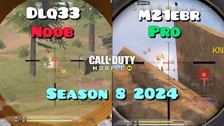 TOP 3 GUNS TO RANK FASTER IN BATTLE ROYLE SEASON 8 COD MOBILE 2024 [upl. by Pascasia]