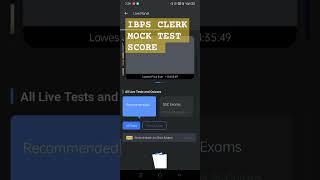 TEST BOOK LIVE IBPS CLERK MOCK TEST bank earning rrbpo ibpsclerk IBPSPO testbook guidely [upl. by Ased]