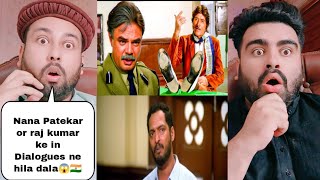 Tiranga Movie Nana Patekar And Raj kumar Best Dialogues  Pakistani Reaction [upl. by Suiramad]