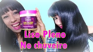 LISO PLENO NO CHUVEIRO  MAGIC LISS  CABELOS LISOS ALINHADOS E SEM FRIZZ [upl. by Ecirb]