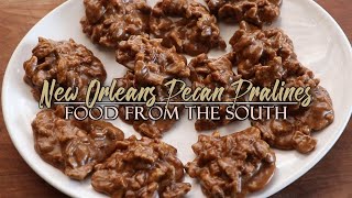 How to make New Orleans Pecan Pralines  Food from the South [upl. by Flyn172]