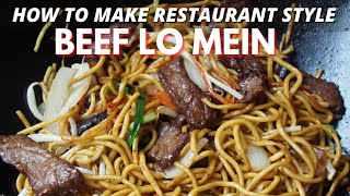 How YOU Can Cook the BEST Beef Lo Mein EVER  Wally Cooks Everything [upl. by Dola]