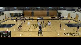 Whitefield Academy vs Mt Bethel Christian Academy Womens Varsity Volleyball [upl. by Esiuolyram]