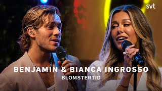 Benjamin Ingrosso amp Bianca Ingrosso – Blomstertid  Allsång på Skansen 2021  SVT [upl. by Aineval169]