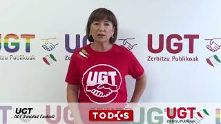 UGTOsakiedetza 🎤Gracias a UGT hemos asegurado el desarrollo profesional para todas las categorías [upl. by Nnayllehs]