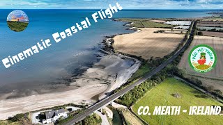 Gormanston Beach  Cinematic Coastal Flight  Co Meath  Ireland 4K  DJI Mavic 3 Classic [upl. by Gusba]