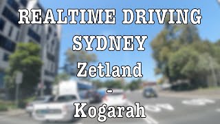 Zetland  Kogarah  Realtime Driving  Sydney  Feb 2023 [upl. by Wilma]