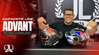 CAPACETE LS2 ADVANT KPA REVIEW E APRESENTAÇÃO JL PARTS [upl. by Dusen905]