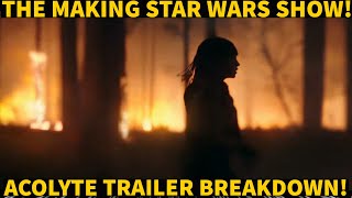 Star Wars The Acolyte Trailer breakdown [upl. by Ahsekam]