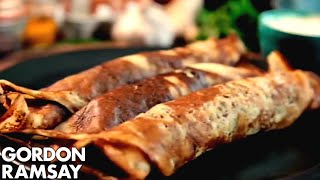 Spicy Potato Breakfast Pancakes  Gordon Ramsay [upl. by Wertz649]