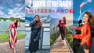 How to plan your Switzerland trip Detailed 7 Days Itinerary  Things To Do 2023  DreamboatSneha [upl. by Dexter]