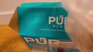 Unboxing Pur water filter [upl. by Norrehs]