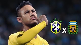 Brasil vs Argentina  Eliminatorias Copa 2018  HD 60FPS  PES 2017 [upl. by Oilla]