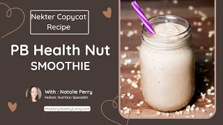 How to Make Nekters Health Nut Smoothie  Easy Recipe with Natural Ingredients [upl. by Cirdek]