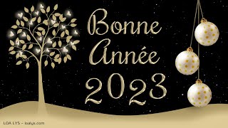 296  Bonne année 2023  Carte virtuelle à partager [upl. by Kelda]