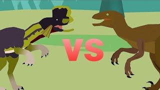 Dilophosaurus Vs Velociraptor animation 2021S2Ep2 [upl. by Burford]