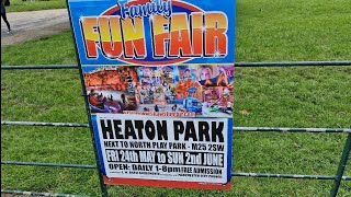 Heaton Park Manchester Fun Fair  May 2024 [upl. by Sedda]