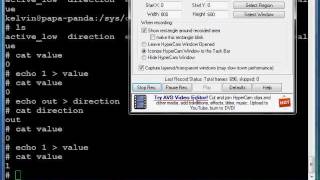 Controlling PandaBoard Ubuntu OS Expansion GPIOs using Putty Terminal Emulator from Windows 7 [upl. by Jillayne912]