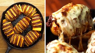 4 Outrageous Hasselback Potatoes Recipes [upl. by Zendah]