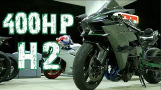 400HP Kawasaki H2  1300HP GTR  Nitrous Hayabusa [upl. by Yendys]