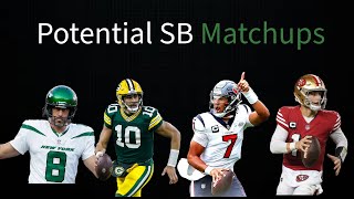 The best potential Super bowl MATCHUPS [upl. by Angil]