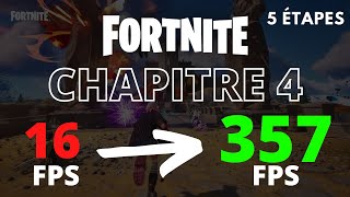 COMMENT OPTIMISER SES PARAMÈTRESRÉGLAGES SUR FORTNITE CHAPITRE 4 PC POUR AVOIR PLUS DE FPS [upl. by Odelia]