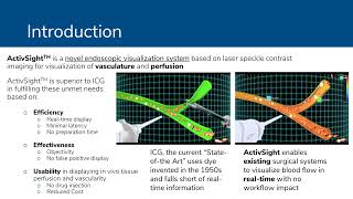 Superior efficacy and utility of ActivSightTM laser speckle imaging to Indocyanine Green ICGb [upl. by Lyrem]
