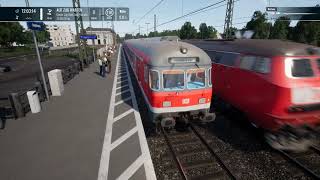 TSW4 BR218463 Ersatzlok nach Hamburg  NO HUD Ansagen [upl. by Ennadroj]