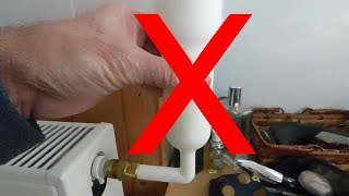 How to add inhibitor into a Combi system with no way to fill via radiators [upl. by Suryt]