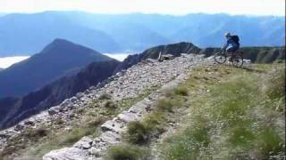 MONTE LEGNONE m2610 MTB Alto Lago di Como [upl. by Adiaroz]