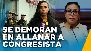 Allanan casa de congresista que votó a favor de nueva ley contra crimen organizado [upl. by Rolyak]