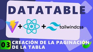 03  Implementar paginación de una tabla  DataTable con ReactJS [upl. by Calvert274]