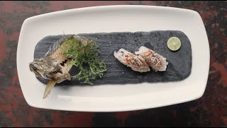 Rockfish Nigiri  by chef Davin Waite [upl. by Haggai]