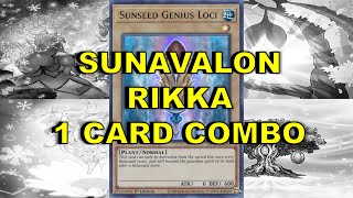 SUNAVALON RIKKA 1 CARD COMBO [upl. by Aala809]