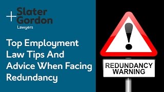 Top Employment Law Tips And Advice When Facing Redundancy [upl. by Amati]