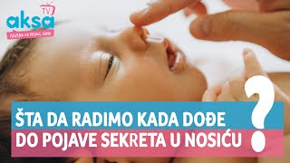 Šta da radimo kada dođe do pojave sekreta u nosiću  Aksa vam predstavlja [upl. by Arahs394]