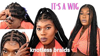 Realistic KnotLess Braid Wig  36 Inches Beginner Friendly ft Fancivivi [upl. by Neetsuj]