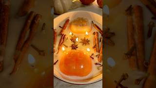 Fall Candle Making fall cozy asmr shorts candle diy aesthetic thanksgiving [upl. by Nylirahs]