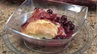 Fresh Blueberry amp Nectarine Cobbler [upl. by Curhan]