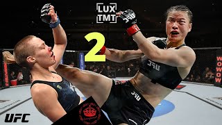 Rose Namajunas vs Weili Zhang 2  Full Fight Highlights Promo  Rose wins again [upl. by Nahtad487]