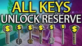 Ultimate Reserve Unlock Guide  ALL Keys amp Loot Behind Them Reserve Base  Escape From Tarkov 126 [upl. by Delmore]