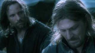 Lord of the Rings Boromir talks with Aragorn [upl. by Drais315]