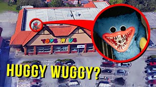 DRONE CATCHES HUGGY WUGGY AT HAUNTED TOYS R US HE CAME AFTER US [upl. by Otte]