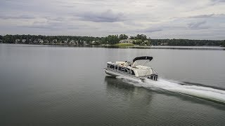 Aqua Patio Pontoons  255 ULB  Rough Water and Salt Water Pontoons [upl. by Holly]